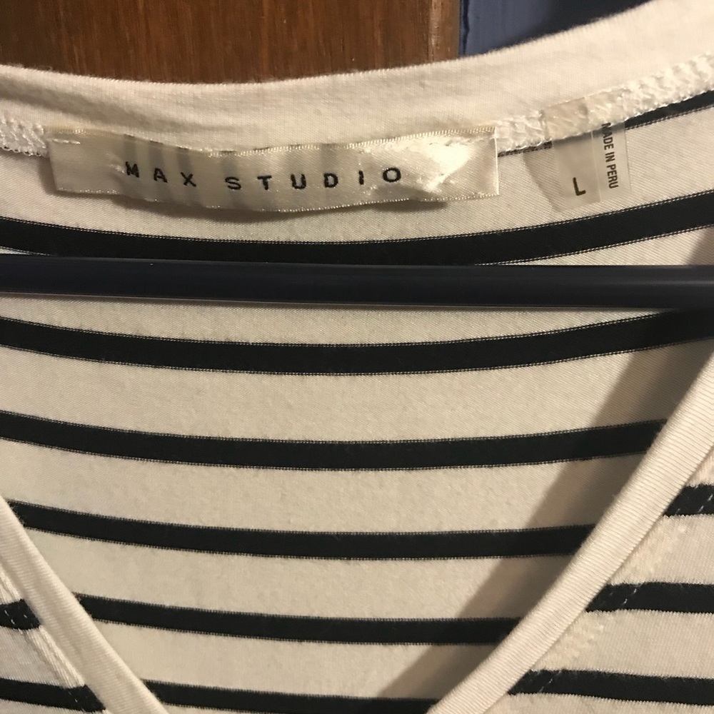 Max Studio Striped Top (large)